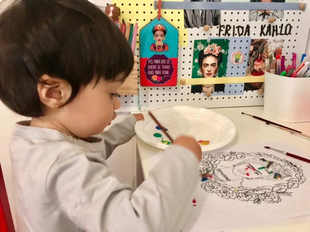 proyecto de arte frida kahlo para niños 11