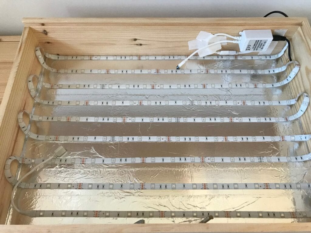 Como hacer una caja de luz diy Reggio Emilia 04